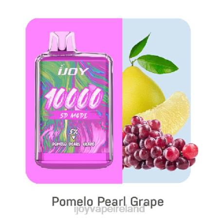 iJOY vape Dublin - iJOY Bar SD10000 Disposable 062L170 Pomelo Pearl Grape